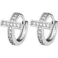 Petite Cross Design Earrings For Women, Trendy Niche Fashion Jewelry For Everyday Outfits view 2