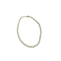 French Minimalist Faux Pearl Beaded Necklace With Round Geometric Light Luxury Collarbone Design view 5