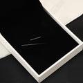 Elegant Light Luxury Blue Iris Flower Zircon Alloy Ear Thread Studs Sweet Niche Design Drop Earrings view 2