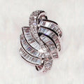 Exaggerated Geometric Ring For Women, Fashion Art Line Statement Finger Ring, Elegant Jewelry view 3