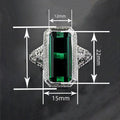 Exaggerated Heavy Work Geometric Ring For Women, Elegant Luxury Evening Dress Statement Jewelry view 4