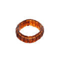 Multicolor Resin Elastic Bangle For Women Light Luxury Irregular Round Forest Style Jewelry view 5