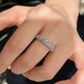 18K Gold Plated Zircon Minimalist Open Ring For Women view 3