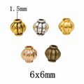 DIY Vintage Zinc Alloy Lantern Beads Small Hole Spacer Beads For Bracelets And Necklaces view 1