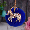 Royal-Blue Crystal-Horse
