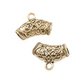 Vintage Zinc Alloy Three Way Single Loop Large Hole Spacer Beads For European Bracelets view 3