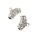 Vintage Zinc Alloy Three Way Single Loop Large Hole Spacer Beads For European Bracelets view 2