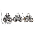 Vintage Zinc Alloy Three Way Single Loop Large Hole Beads For European Bracelets view 1