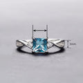 European Women Ring With Micro Paved Zircon, Elegant Lady Engagement Style Fashion Jewelry view 4