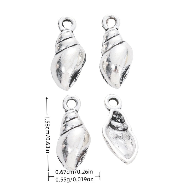 Antique Silver Zinc Alloy Charm Pendant No.467155 for DIY Necklace Bracelet Jewelry Making