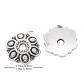 Silver Zinc Alloy Jewelry Findings Accessories for DIY Jewelry Making – Silver view 5