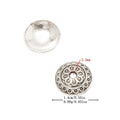 Silver Zinc Alloy Jewelry Findings Accessories for DIY Jewelry Making – Silver view 2