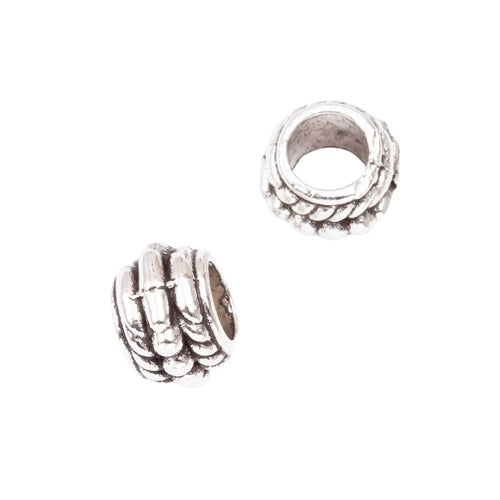 DIY Vintage Alloy Large Hole Beads For Handmade European Bracelets And Necklace Jewelry