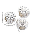 DIY Vintage Alloy Sunflower Large Hole Beads For Handmade European Bracelets And Necklaces view 1