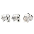 DIY Vintage Alloy Elephant Large Hole Bead Charm For European Bracelet Necklace Making view 2