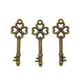 Zinc Alloy Clover Key Charm Pendant for DIY Necklace Bracelet Jewelry Making view 3
