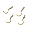 Zinc Alloy Sickle Charm Pendant for DIY Necklace Bracelet Jewelry Making view 3