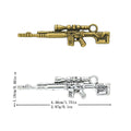 Zinc Alloy Gun Charm Pendant No.234114 for DIY Necklace Bracelet Jewelry Making view 1