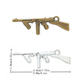 Zinc Alloy Gun Charm Pendant No.234126 for DIY Necklace Bracelet Jewelry Making view 1