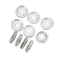 DIY Vintage Alloy Spacer Beads Handmade Bracelet Making Hole Bead Jewelry Accessories view 2