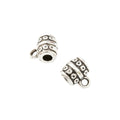 DIY Vintage Zinc Alloy Three Way Single Loop Large Hole Beads For European Bracelet Making view 3