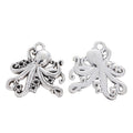 Zinc Alloy Octopus Charm Pendant for DIY Necklace Bracelet Jewelry Making view 3