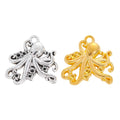 Zinc Alloy Octopus Charm Pendant for DIY Necklace Bracelet Jewelry Making view 4