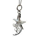 Alloy Wrinkled Starfish Flower Pendant Necklace For Women Minimalist Geometric Clavicle Jewelry view 5