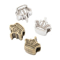 DIY Vintage Alloy Crown Large Hole Beads For European Bracelets And Necklaces Jewelry Findings view 4