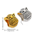 DIY Vintage Alloy Owl Large Hole Beads For Handmade European Bracelet Necklace Jewelry Accessories view 1