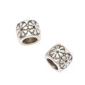 DIY Vintage Alloy Flower Large Hole Beads For Handmade European Bracelet Necklace Jewelry Making view 2