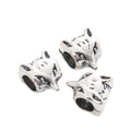 Vintage Alloy Fox Large Hole Beads For Handmade European Bracelet Necklace Jewelry Accessories view 3