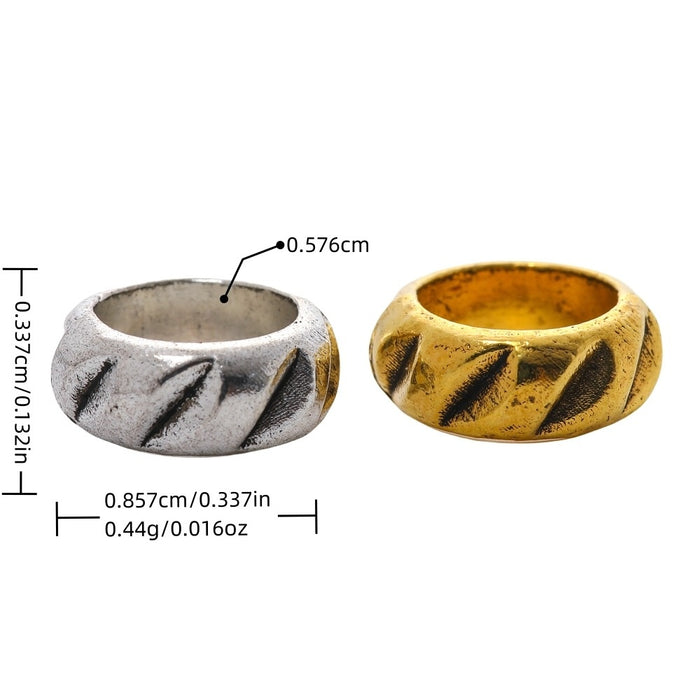 DIY Vintage Alloy Large Hole Beads, Handmade European Bracelet Necklace Accessories