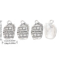Antique Silver Zinc Alloy Wine Barrel Charm Pendant for DIY Necklace Bracelet Jewelry Making view 1