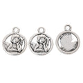 Zinc Alloy Cupid Charm Pendant for DIY Necklace Bracelet Jewelry Making view 2