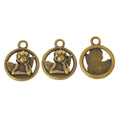 Zinc Alloy Cupid Charm Pendant for DIY Necklace Bracelet Jewelry Making view 3