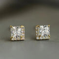 Minimalist Square Stud Earrings For Women, Commuter Fashion Daily Outfit Jewelry Accessories view 2