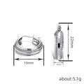 Women's French Style Metal Earrings Micro Paved Zircon Elegant Fashion Jewelry view 4