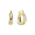 Women's French Style Metal Earrings Micro Paved Zircon Elegant Fashion Jewelry view 5