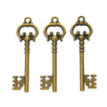 Vintage Zinc Alloy DIY Jewelry Accessory Key Charm Pendant For Bracelet And Craft Making view 4