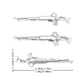Vintage Zinc Alloy DIY Jewelry Accessory Weapon Gun Charm Pendant For Bracelet And Craft Making view 1