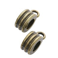 Vintage Zinc Alloy DIY Jewelry Accessory Three Way Single Dangle Large Hole Bead For European Bracelet (9780) view 2
