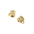 Vintage Zinc Alloy DIY Jewelry Accessory Three Way Single Dangle Large Hole Bead For European Bracelet view 2