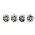 DIY Vintage Zinc Alloy Three Way Single Dangle Perforated Large Hole Bead For European Bracelet 4028 view 2