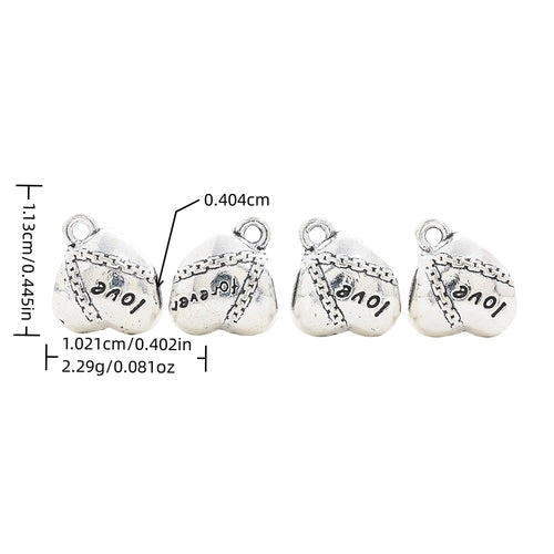 DIY Vintage Zinc Alloy Three Way Single Dangle Perforated Large Hole Bead For European Bracelet 4027