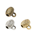 DIY Vintage Zinc Alloy Three Way Single Dangle Perforated Large Hole Bead For European Bracelet 4012 view 5