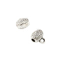 DIY Vintage Zinc Alloy Three Way Single Dangle Perforated Large Hole Bead For European Bracelet 4012 view 4