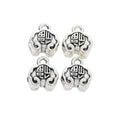 DIY Vintage Zinc Alloy Three Way Single Dangle Perforated Large Hole Bead For European Bracelet 4025 view 2