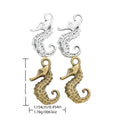 Zinc Alloy Seahorse Charm Pendant No.993807 for DIY Necklace Bracelet Jewelry Making view 1