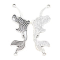 Zinc Alloy Mermaid Charm Pendant No.457664 for DIY Necklace Bracelet Jewelry Making view 2
